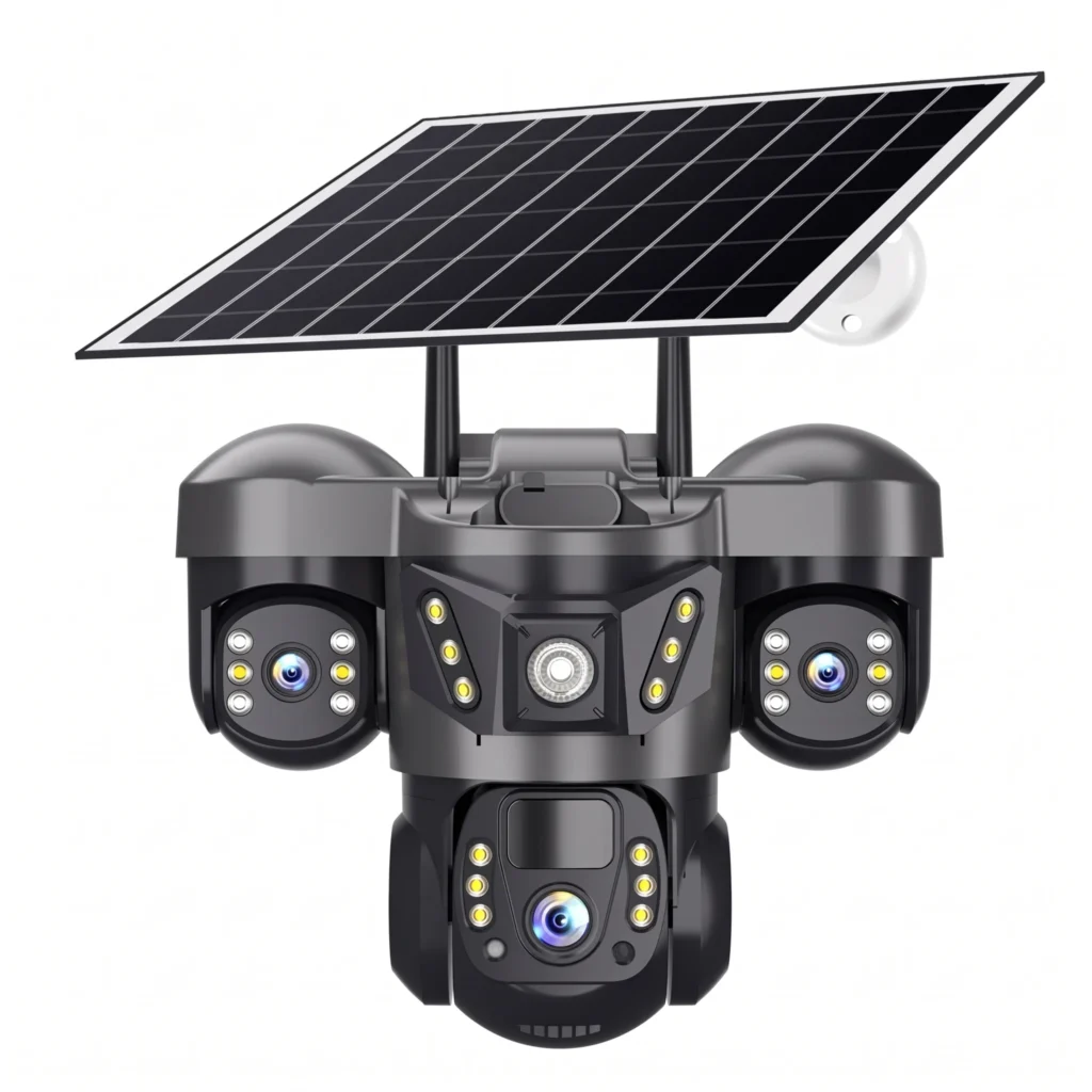 Camara Solar 3 lentes wifi